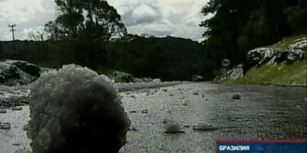 В Бразилии выпал снег, жертвами заморозков стали три человека. ФОТО
