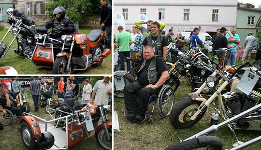 Pateicoties invalīdu ratiņiem pielāgotajam braucamajam, Dainis Putniņš atkal var sēsties motociklā un būt kopā ar saviem domubiedriem.