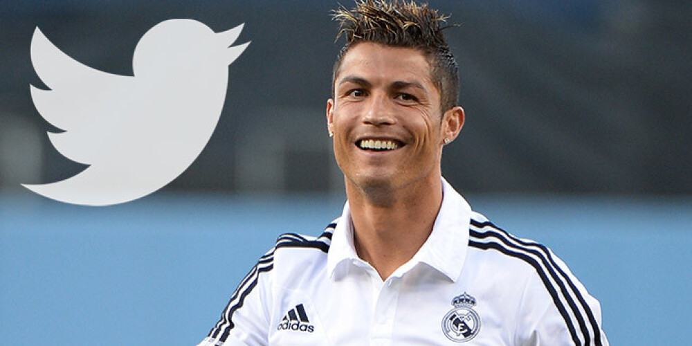 Ronaldu ir pasaulē populārākais sportists mikroblogošanas vietnē "Twitter"