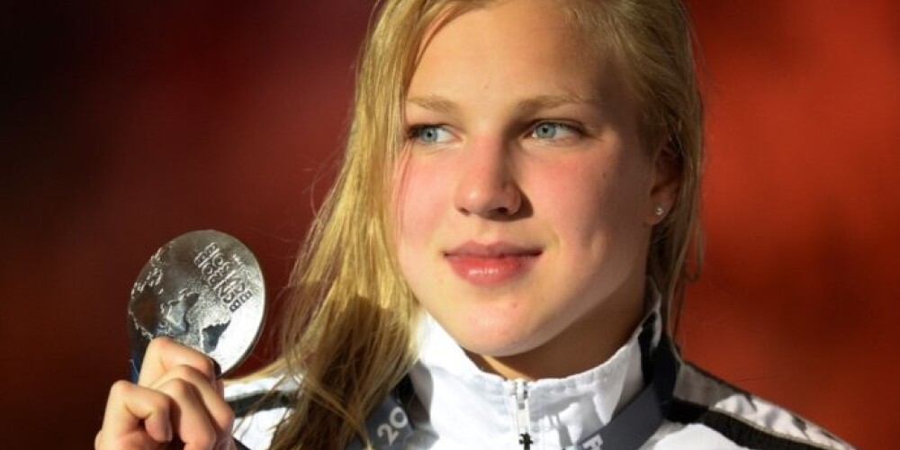 Lietuvas jaunajai peldētājai Meilutītei - sudrabs pasaules čempionātā 50 metros brasā