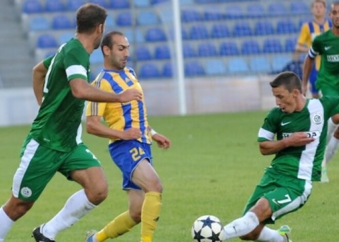 "Ventspils" futbolisti pēc pārliecinoša zaudējuma viesos izstājas no UEFA Eiropas līgas turnīra