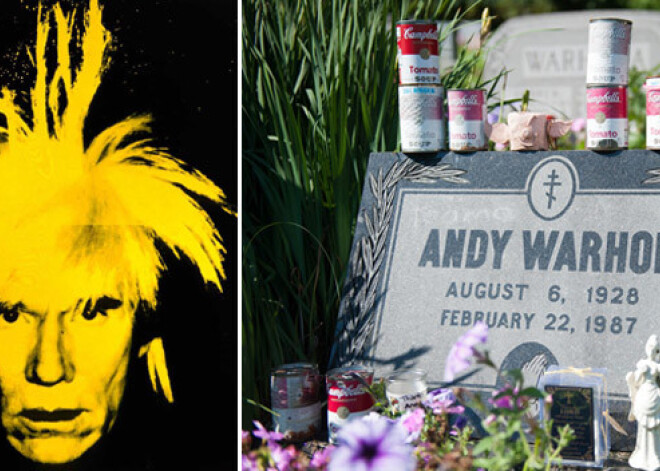 Uz leģendārā mākslinieka Endija Vorhola kapu varēs skatīties tiešraidē 24/7