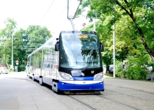 No 19. līdz 24. augustam būs izmaiņas tramvaju kustībā  K. Barona ielā un Aspazijas bulvārī