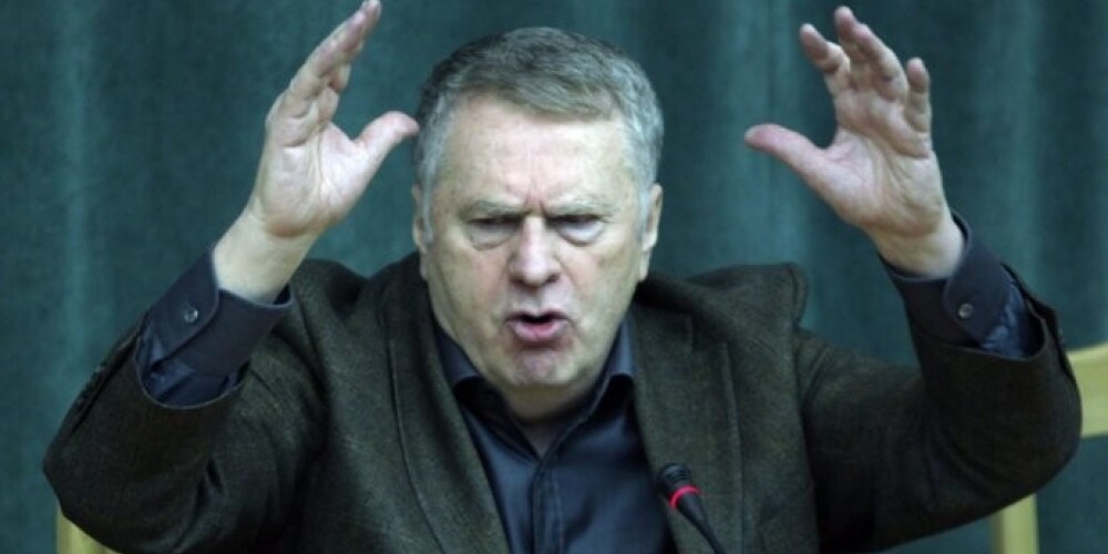 Skandalozais krievu politiķis Žirinovskis atkal trako un sola iznīcināt Latviju. FOTO. VIDEO
