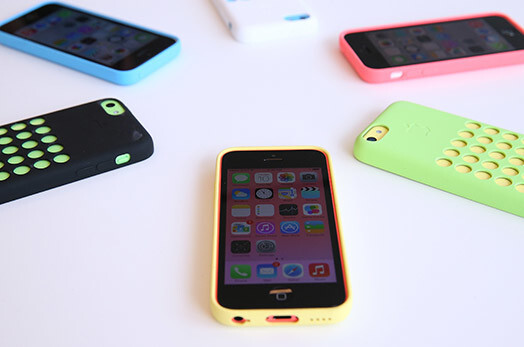 "Iphone" jaunais modelis "iphone 5C".