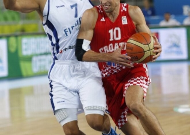 Horvātijas basketbolisti Eiropas čempionāta mačā pārliecinoši uzvar Somiju