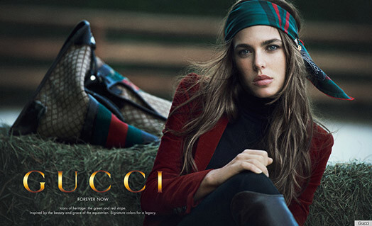 Шарлотта Казираги сейчас является лицом бренда Gucci