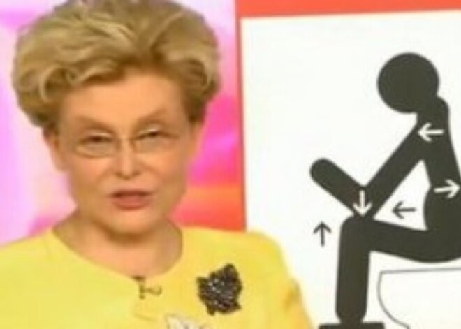Елена Малышева научила телезрителей правильно какать. ВИДЕО
