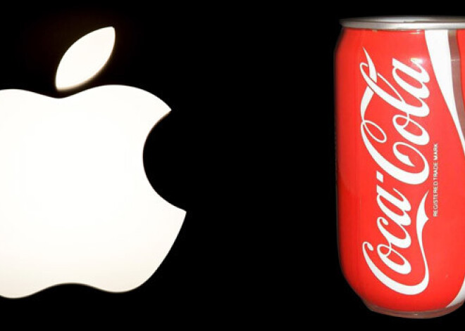 "Coca-Cola" zaudē savu pasaulē labākā zīmola pozīciju "Apple"