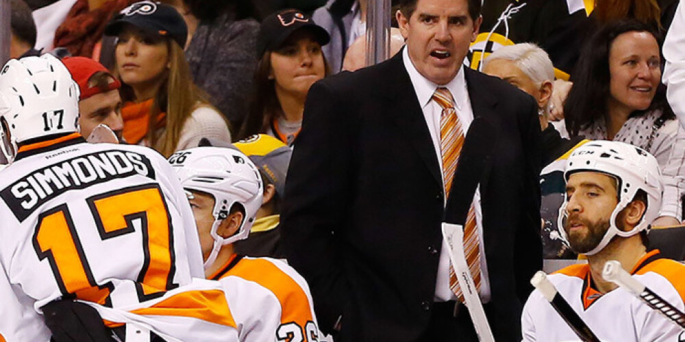 Filadelfijas "Flyers" pēc neveiksmīgā sezonas sākuma atlaiž galveno treneri