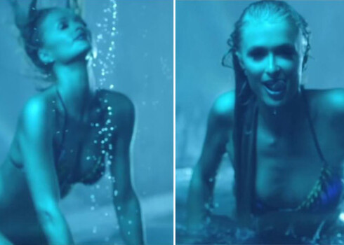 Тусовщица Пэрис Хилтон в клипе «Good Time» предстает в сексуальных ракурсах и с высунутым языком