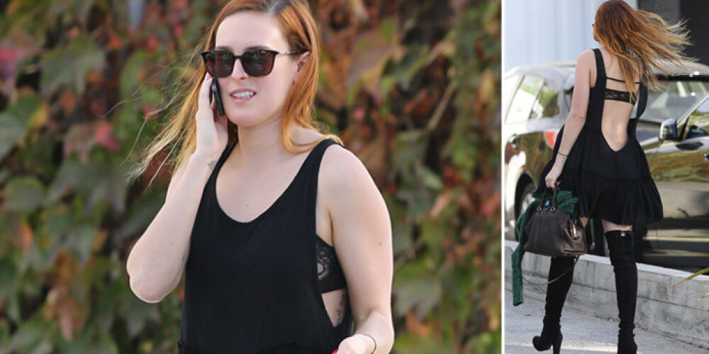 Дочь Брюса Уиллиса и Деми Мур выбрала для прогулки по Лос-Анджелесу весьма легкомысленный наряд