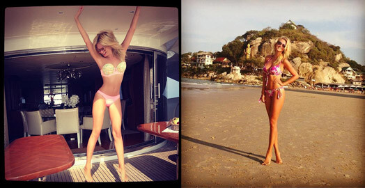 Такой точеной фигурой грех не хвастаться в бикини