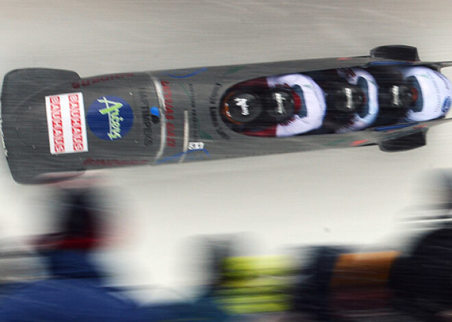 Latvijas bobsleja četriniekiem labāko sešnieks Pasaules kausa otrajā posmā