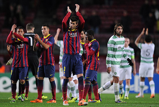 "Barcelona" neatstāja nekādas cerības Glāzgovas "Celtic" futbolistiem.