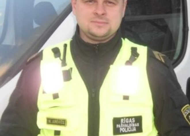 Par Gada policistu nominē Māri Jurēviču. FOTO