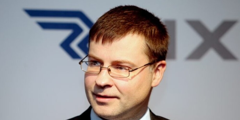 Ministru prezidents Valdis Dombrovskis.