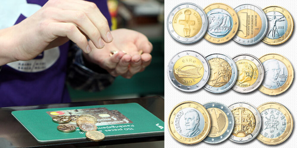 Visas šīs eiro monētas tagad ir derīgas arī Latvijā