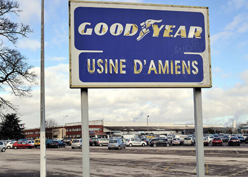 "Goodyear" riepu rūpnīcas strādniekus saniknojuši plāni ražotni slēgt.