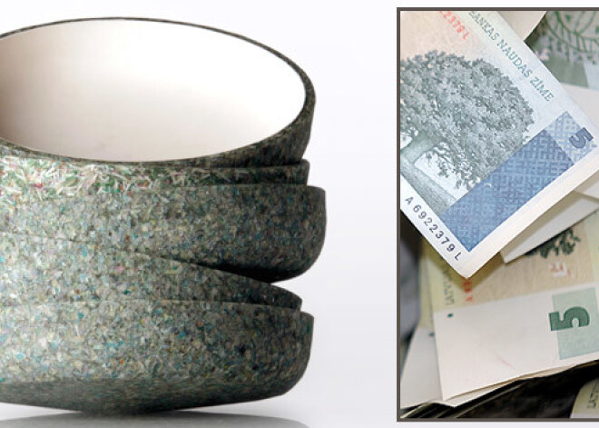 Latvijas latus samaļ un pārstrādā bļodās