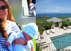 Кейт Миддлтон с 6-месячным сыном отдыхают на роскошной вилле на Карибах. ФОТО