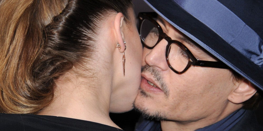 Джонни Депп пришел поддержать свою будущую жену Эмбер Херд на премьере нового фильма с ее участием