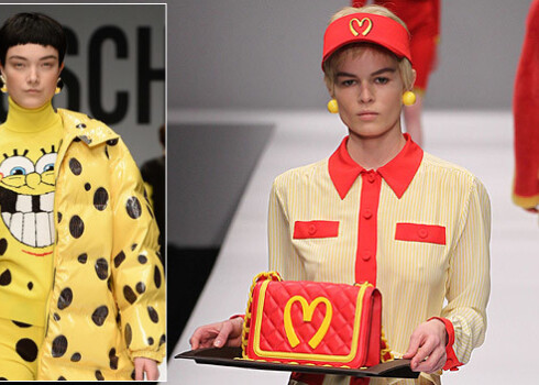 Tērpi no zīmola Moschino 2014.gada rudens/ziemas skates.