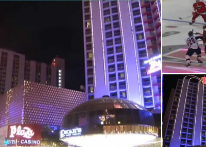 Lasvegasas "Wranglers" jaunā hokeja arēna būs uz kazino mājas jumta. VIDEO