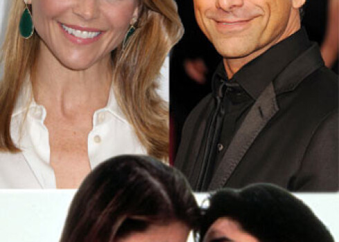 Lorija Lāflina un Džons Stemoss 2014. gadā un seriāla „Pilna māja” filmēšanas laikā. Pagājis daudz gadu kopš TV šova uzņemšanas, bet aktieri joprojām ar prieku atceras šo laiku.