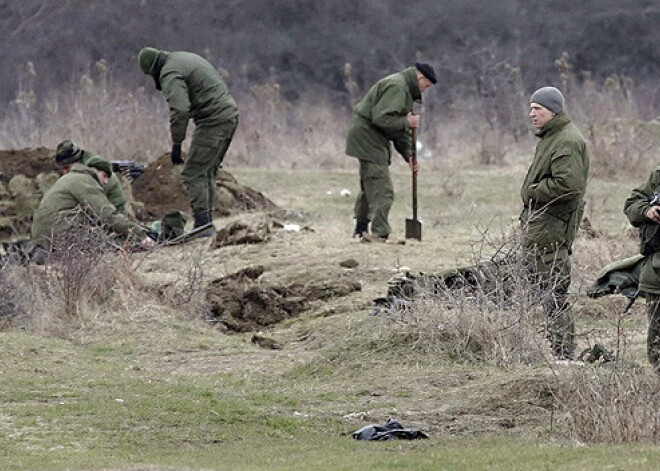 Eksperts: pie Ukrainas robežas atrodas 83 000 Krievijas karavīru. FOTO