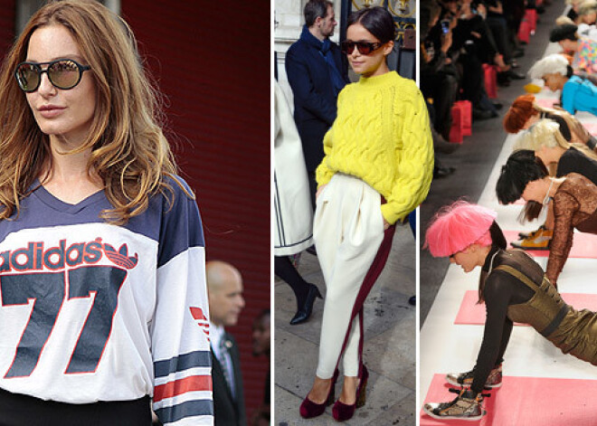 Šīs sezonas galvenā tendence: sports un elegance vienlaikus. Stila padomi + FOTO