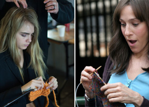 Супермодель Кара Делевин и актриса Сара Джессика Паркер любят повязать в свободную минуту