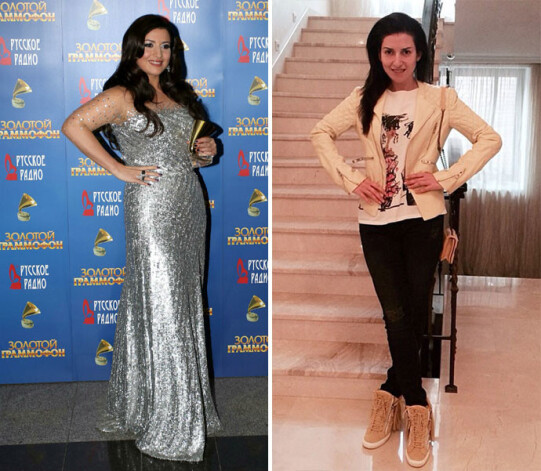 На фото слева Жасмин в декабре 2013 года, справа – март 2014