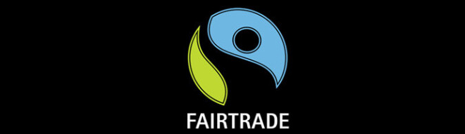 Godīgas tirdzniecības organizācijas Fairtrade logo.