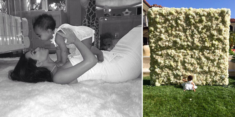 Ким Кардашьян отметила свой первый День матери с дочерью Норт