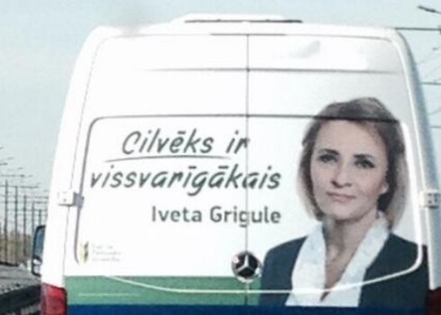 Grigules kundzes plašā reklamēšanās uz busiņiem un iedzīvotāju pastkastītēs izrādījusies produktīva un vēlētājam pieņemama - "visuresošā" Grigule nu dosies uz Briseli.