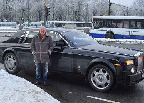 Uzņēmējs Raimonds Gerkens pārdevis savu lepno „Rolls Royce Phantom”, jo viņam šis braucamais apnicis.