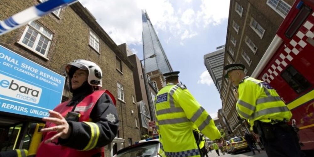В Лондоне горит самое высокое здание Европы