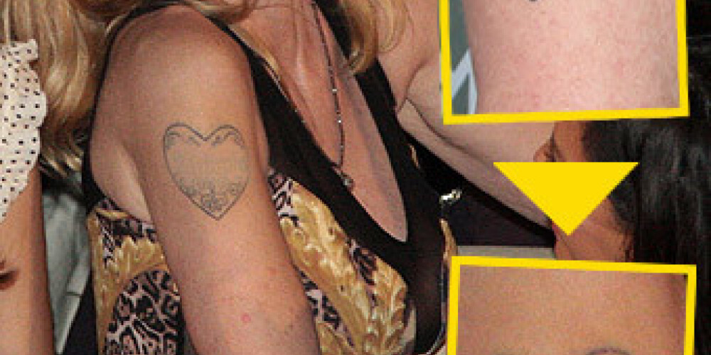Melānija Grifita aizklāj tetovējumu ar Antonio Banderasa vārdu. FOTO