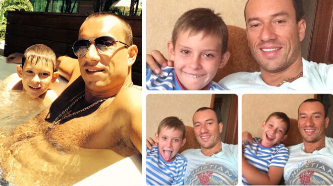 Из микроблога Михаила Терехина пропали фотографии с дочерью Ксении Бородиной Марусей, зато снимков с 9-летним сыном от первого брака стало гораздо больше