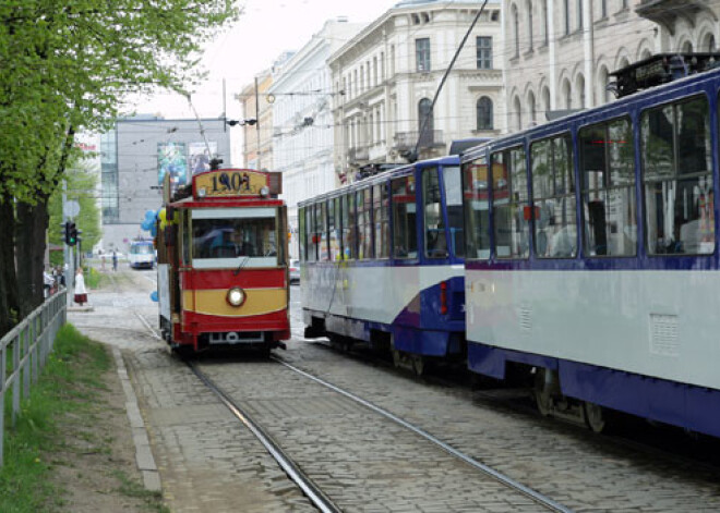 5. un 6.jūlijā saistībā ar Rīgā rīkotajiem pasākumiem būs izmaiņas tramvaju kustībā