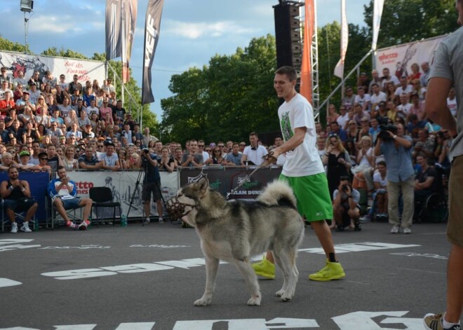 2014. gada 22. jūlijā Grīziņkalna skeitparkā notika starptautiskais „Sprite Slam Dunk” konkurss bumbas triekšanā grozā no augšas, kurā piedalījās arī pasaulē labākie dankeri.