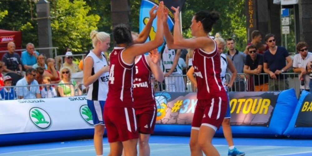 Latvijas sieviešu izlase 3x3 basketbolā atzīmē uzvaru pār Igauniju un iekļūšanu Eiropas čempionāta finālturnīrā.