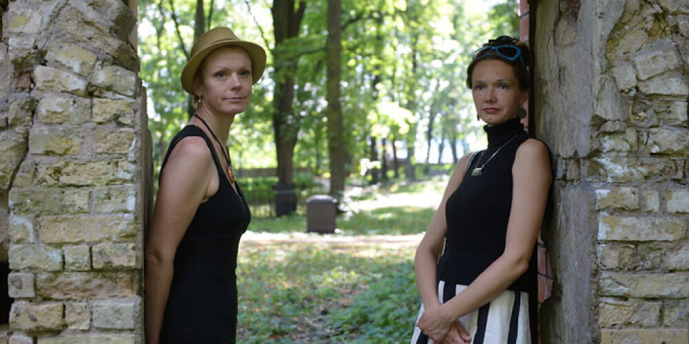 Авторы проекта „Городские рассказы” Кристине Желве и Иева Стуре