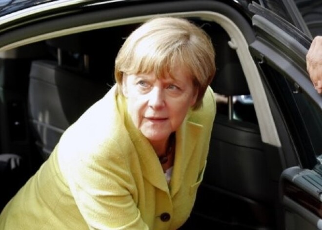 Vācijas kanclere Angela Merkele viesojas Rīgā. FOTO
