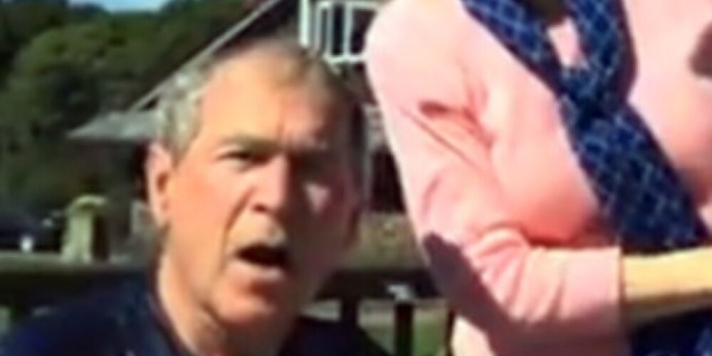 Джордж Буш-младший поучаствовал в «ледяном» флешмобе. ВИДЕО