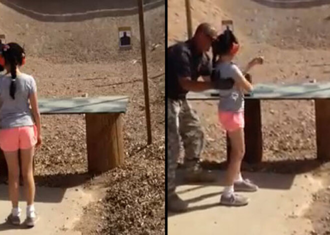 Маленькая девочка убила инструктора по стрельбе. ВИДЕО