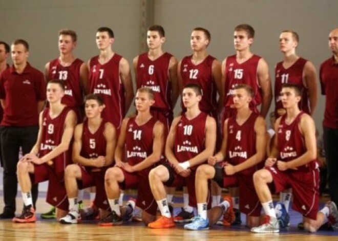 U-16 basketbolisti pirmo reizi vēsturē iekļūst Eiropas čempionāta pusfinālā