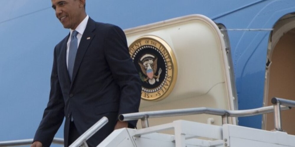 Президент США Барак Обама прибыл в Эстонию с первым за 8 лет визитом