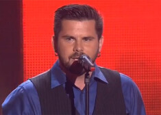 Intars Busulis Krievijas TV šova “Голос” atlases kārtā.